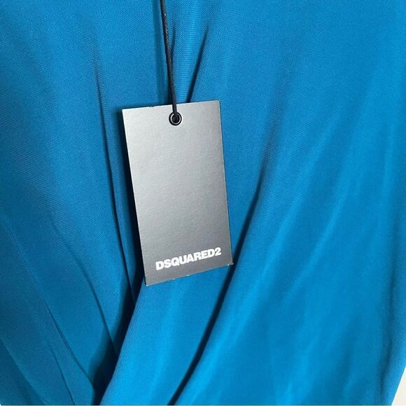 DSQUARED2 Jade side twist mini dress NWT XS $1148 MSRP - Picture 11 of 14